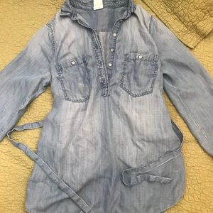 H&M Chambray Maternity Top